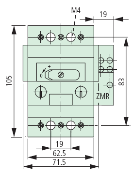 PKZ2/ZM-2.4 Dimensions