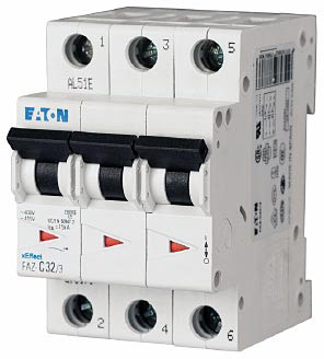 FAZ-B2/3 UL 1077 DIN Rail Supplementary Protectors - B Curve (3–5X In Current Rating) — Designed for Resistive or Slightly Inductive Loads