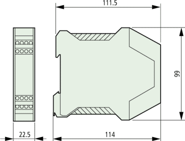 ESR4-NO-31-230VAC Dimensions