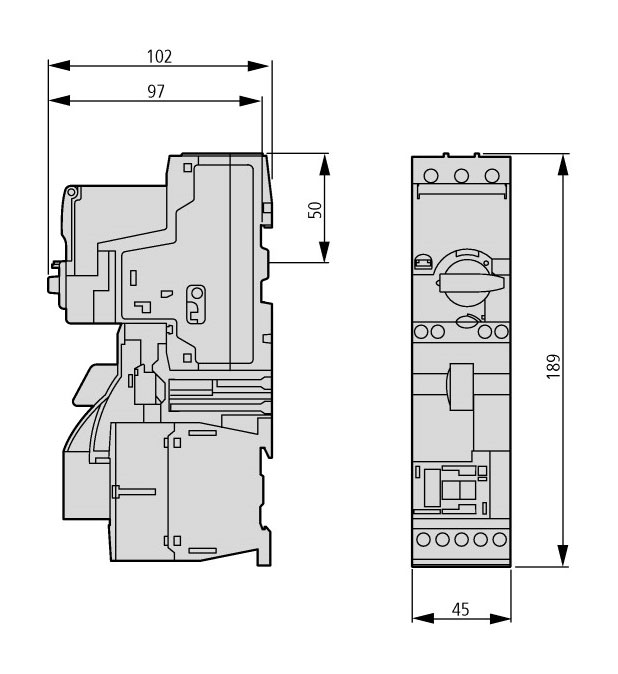 MSC-DEA-32-M25(24VDC) Dimensions