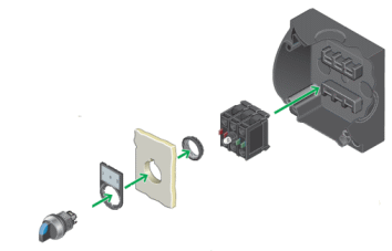 Enclosure Mounting for M22 Selector Switches