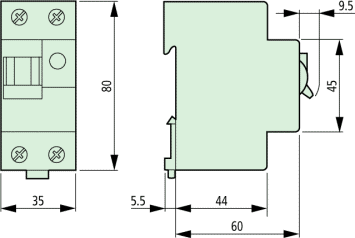 PKNM-6/1N/C/003-A-DW Dimensions