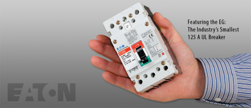 EG: the Industry's Smallest 125 Amp Molded Case Circuit Breaker