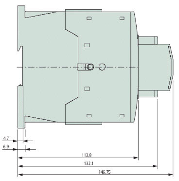 XTCE050 Side Dimensions