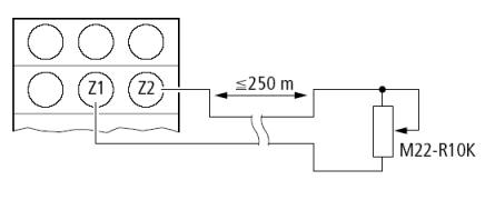 M22-R10K Potentiometer Circuit Diagram