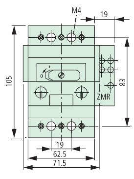 ZMR-4-PKZ2 Dimensions