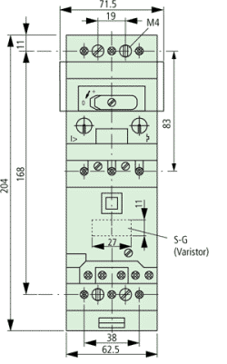 PKZ2/ZM-4/S Dimensions